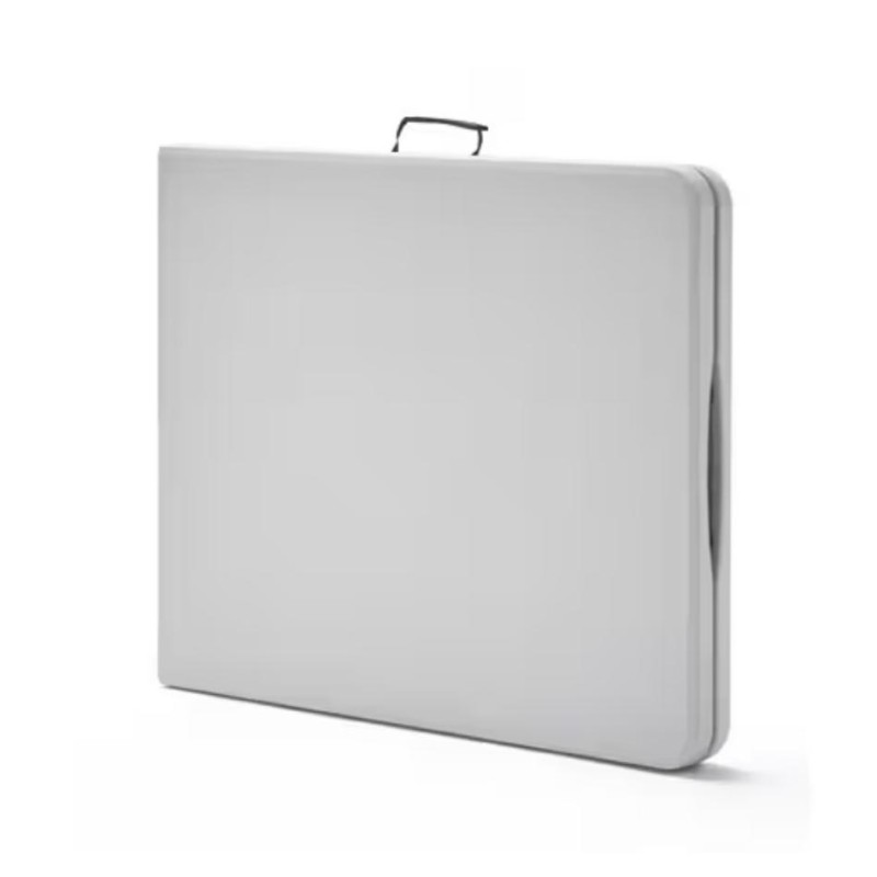 ORION91 - MESA PLEGABLE BLANCA, RECTANGULAR 1,8m, GARDEN HOUSE GARAGE 91