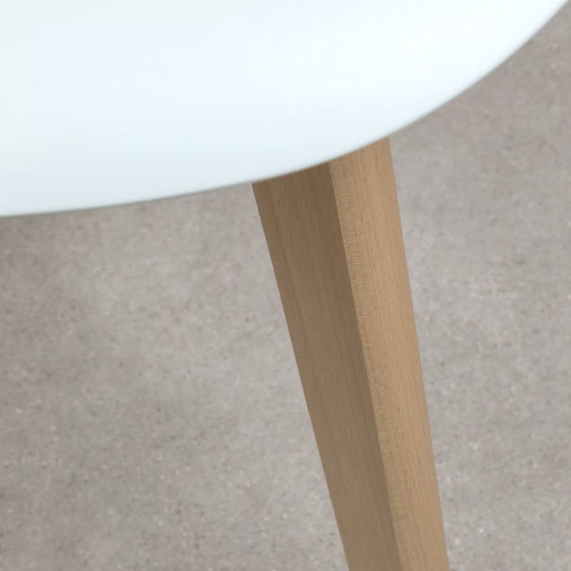 ORION91 Silla ARA Color (VARIOS COLORES) y Patas Haya 46x55x83 cm Comedor Oficina Salón Teletrabajo Cocina – SpazioLuzio