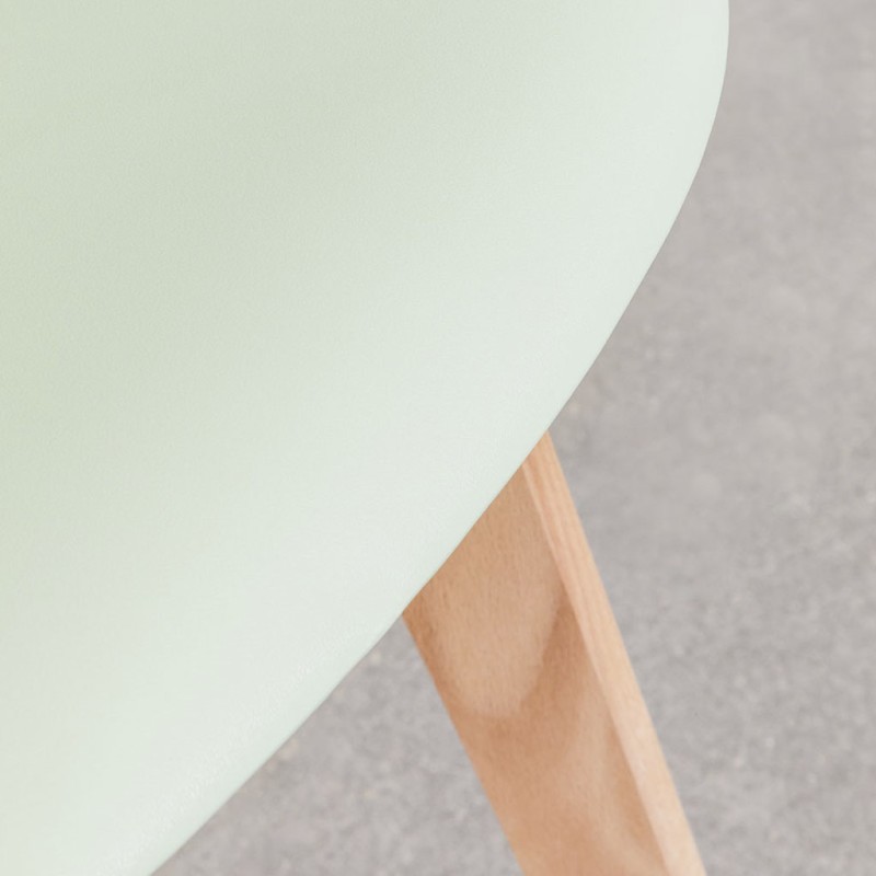 ORION91 Silla ARA Color Verde Jade y Patas Haya 46x55x83 cm Comedor Oficina Salón Teletrabajo Cocina – SpazioLuzio