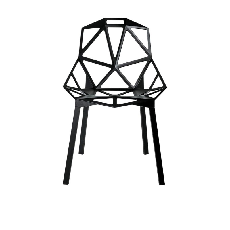 Silla MAGIS CHAIR Diseñada por Konstantin Grcic Aluminio Fundido 59x55x82cm Altura Asiento 45cm Interior y Exterior Comedor Ofic