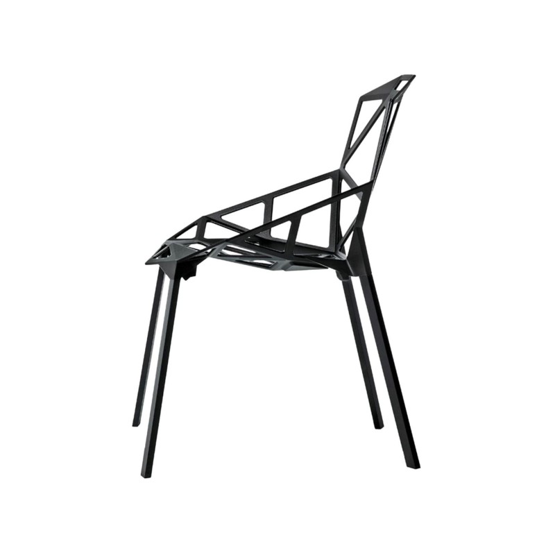 Silla MAGIS CHAIR Diseñada por Konstantin Grcic Aluminio Fundido 59x55x82cm Altura Asiento 45cm Interior y Exterior Comedor Ofic