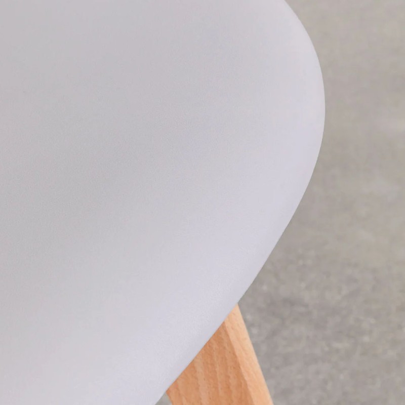 ORION91 Silla ARA y Patas Haya 46x55x83 cm Comedor Oficina Salón Teletrabajo Cocina - SpazioLuzio