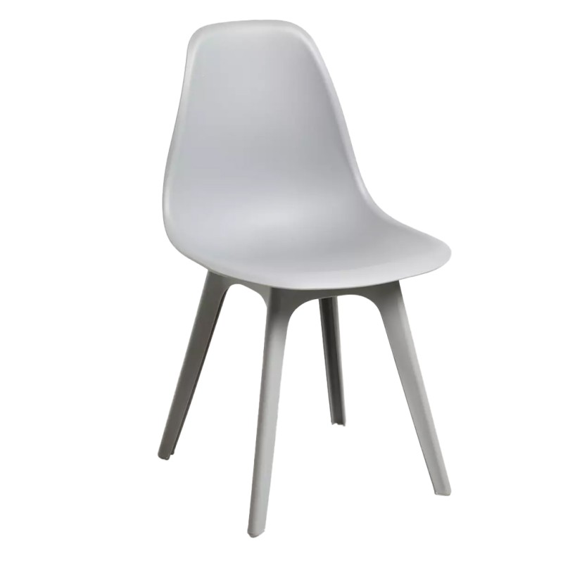 ORION91 Silla NORDIK Elegant Asiento y Patas Color Gris 46,5x82x39 cm Comedor Oficina Salón Teletrabajo Cocina - SpazioLuzio