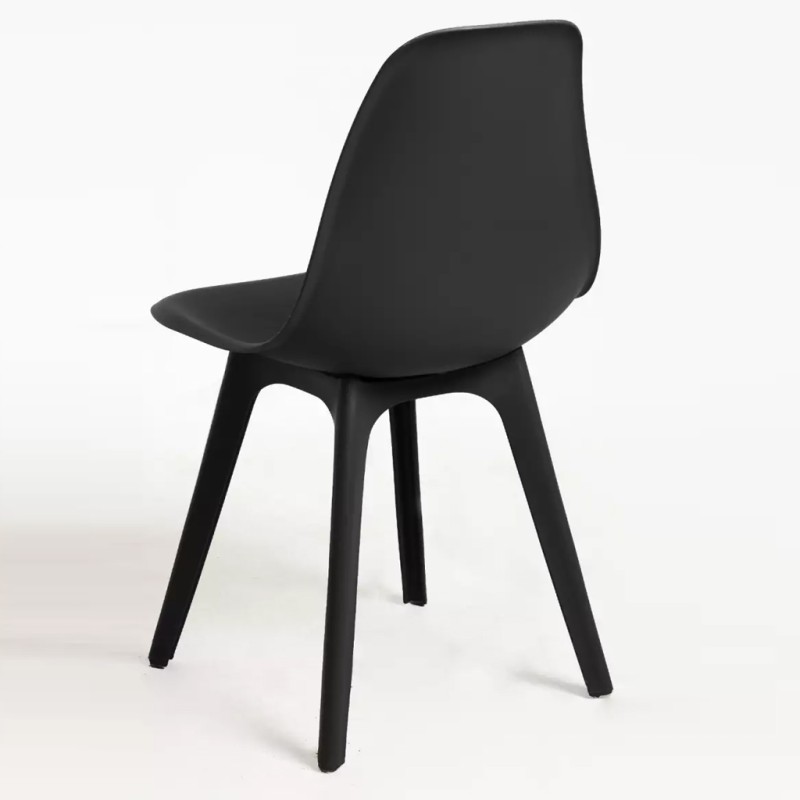 ORION91 Silla NORDIK Elegant Asiento y Patas Color (VARIOS COLORES) 46,5x82x39 cm Comedor Oficina Salón Teletrabajo Cocina - Spa