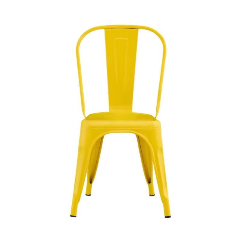 ORION91 Silla Acero BETA (VARIOS COLORES) Fresia Apilable (84x45,5x52 cm) Estilo Industrial Convertible a Taburete Antideslizant