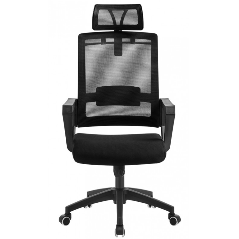 ORION91 Silla ESENTIAL de Oficina Director con Ruedas – Color Negro 🖤 Respaldo Ergonómico Transpirable Malla negra y Asiento Neg