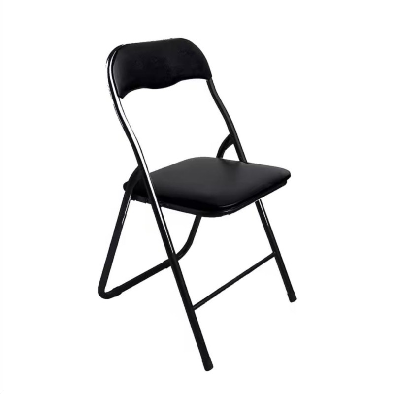 ORION91 Silla ALYA Plegable Asiento Acolchado Color (VARIOS COLORES) 45x45x80cm Estructura Negra Comedor Oficina Salón Teletraba