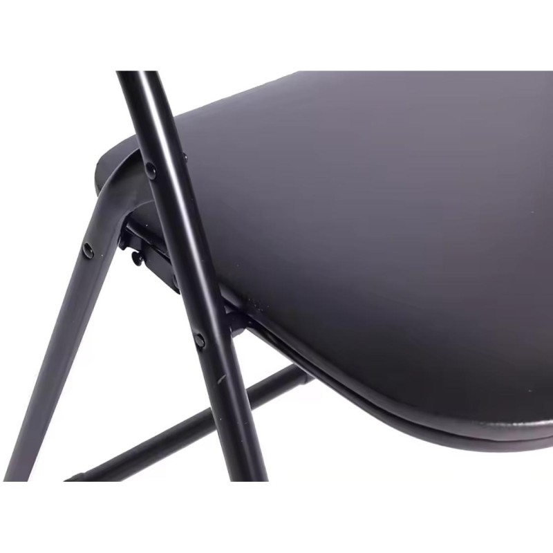 ORION91 Silla ALYA Plegable Asiento Acolchado Color (VARIOS COLORES) 45x45x80cm Estructura Negra Comedor Oficina Salón Teletraba