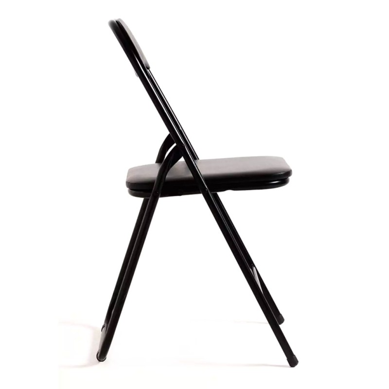 ORION91 Silla ALYA Plegable Asiento Acolchado Color (VARIOS COLORES) 45x45x80cm Estructura Negra Comedor Oficina Salón Teletraba