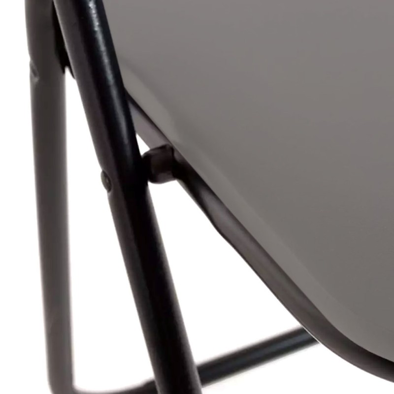 ORION91 Silla ALYA Plegable Asiento Acolchado Color Gris 45x45x80cm Estructura (VARIOS COLORES) Comedor Oficina Salón Teletrabaj