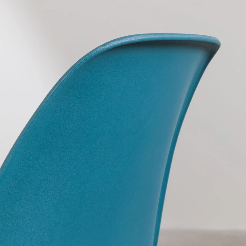 ORION91 Silla ARA Color (VARIOS COLORES) Intenso y Patas Haya 46x55x83 cm Comedor Oficina Salón Teletrabajo Cocina – SpazioLuzio