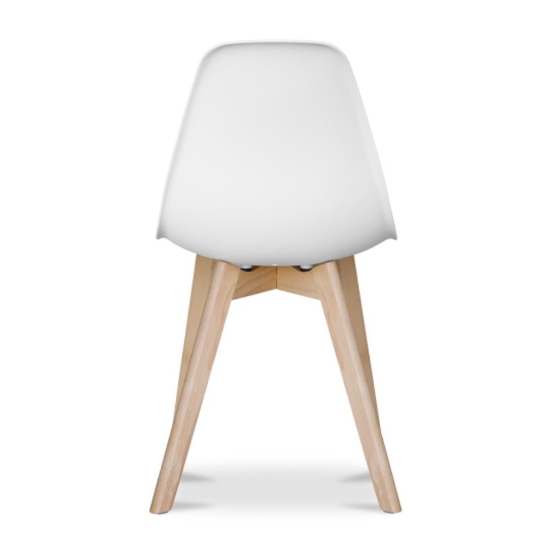 ORION91 Silla ARA Color (VARIOS COLORES) Patas Haya 46x55x83 cm Comedor Oficina Salón Teletrabajo Cocina - SpazioLuzio