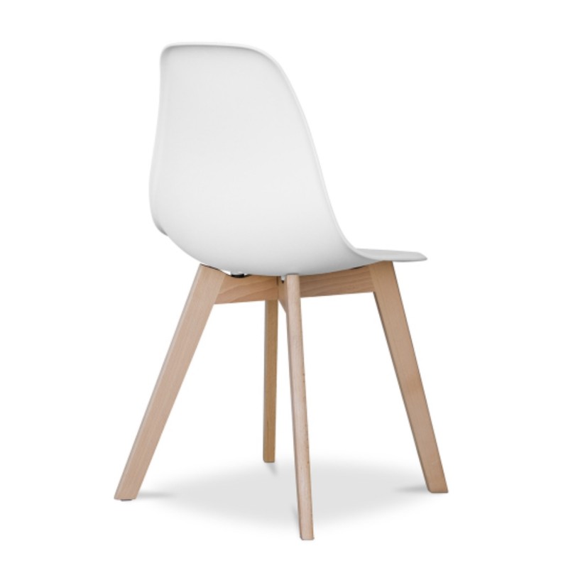 ORION91 Silla ARA Color (VARIOS COLORES) Patas Haya 46x55x83 cm Comedor Oficina Salón Teletrabajo Cocina - SpazioLuzio