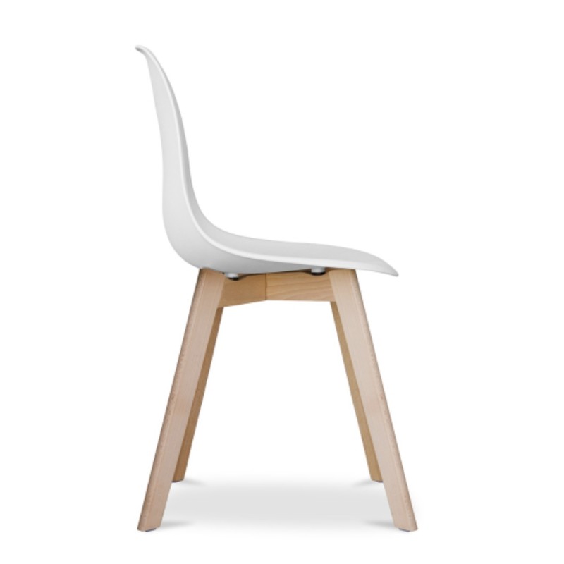 ORION91 Silla ARA Color (VARIOS COLORES) Patas Haya 46x55x83 cm Comedor Oficina Salón Teletrabajo Cocina - SpazioLuzio