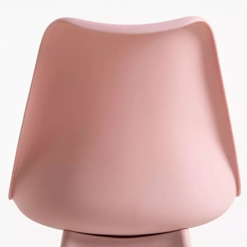 ORION91 Silla BOREAL Asiento Acolchado Piel Sintética y Patas Color (VARIOS COLORES) 48x43x82cm Comedor Oficina Salón Teletrabaj