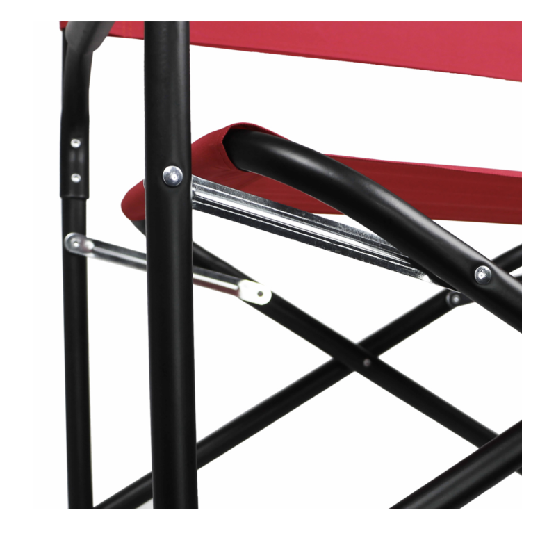 ORION91 Silla Director Plegable Aluminio (VARIOS COLORES) Tela Rojo HIDETOSHI WAKASHIMA 56 x 77 x 46 - SpazioLuzio