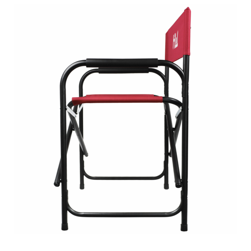 ORION91 Silla Director Plegable Aluminio (VARIOS COLORES) Tela Rojo HIDETOSHI WAKASHIMA 56 x 77 x 46 - SpazioLuzio