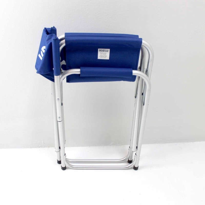 ORION91 Silla Director Plegable SPARCO en Aluminio con Lona (VARIOS COLORES) 59x78x42cm - SpazioLuzio