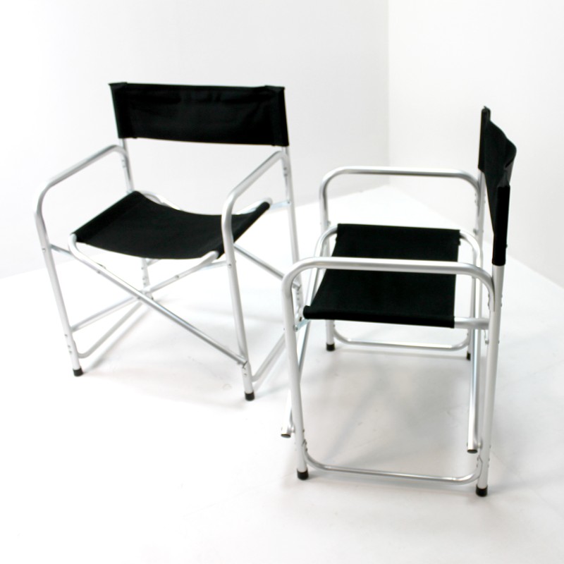 ORION91 Silla Director Plegable en Aluminio con Lona (VARIOS COLORES) 56X78X44cm - SpazioLuzio
