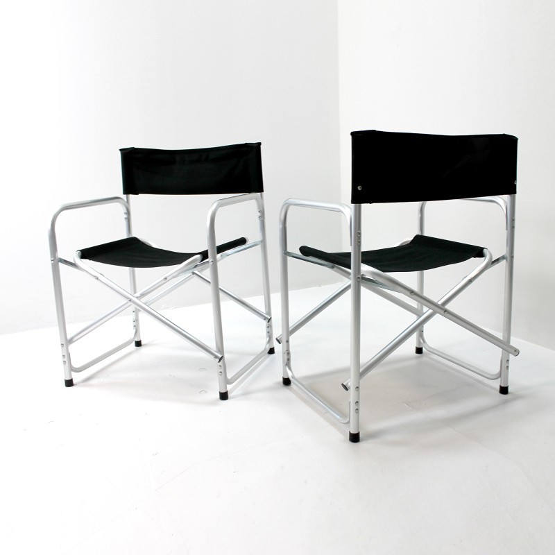 ORION91 Silla Director Plegable en Aluminio con Lona (VARIOS COLORES) 56X78X44cm - SpazioLuzio