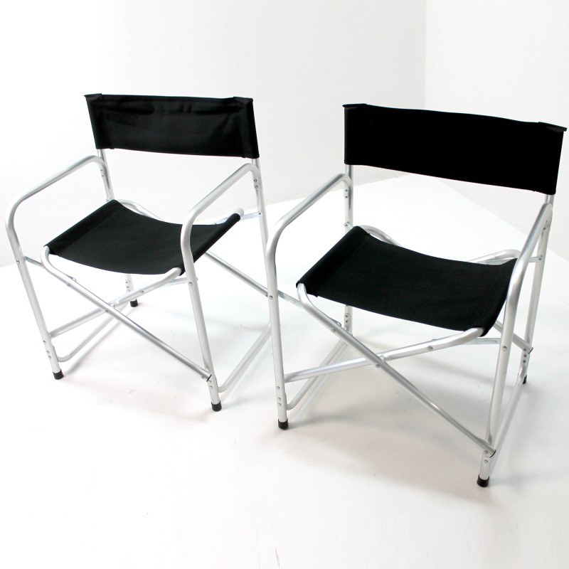 ORION91 Silla Director Plegable en Aluminio con Lona (VARIOS COLORES) 56X78X44cm - SpazioLuzio