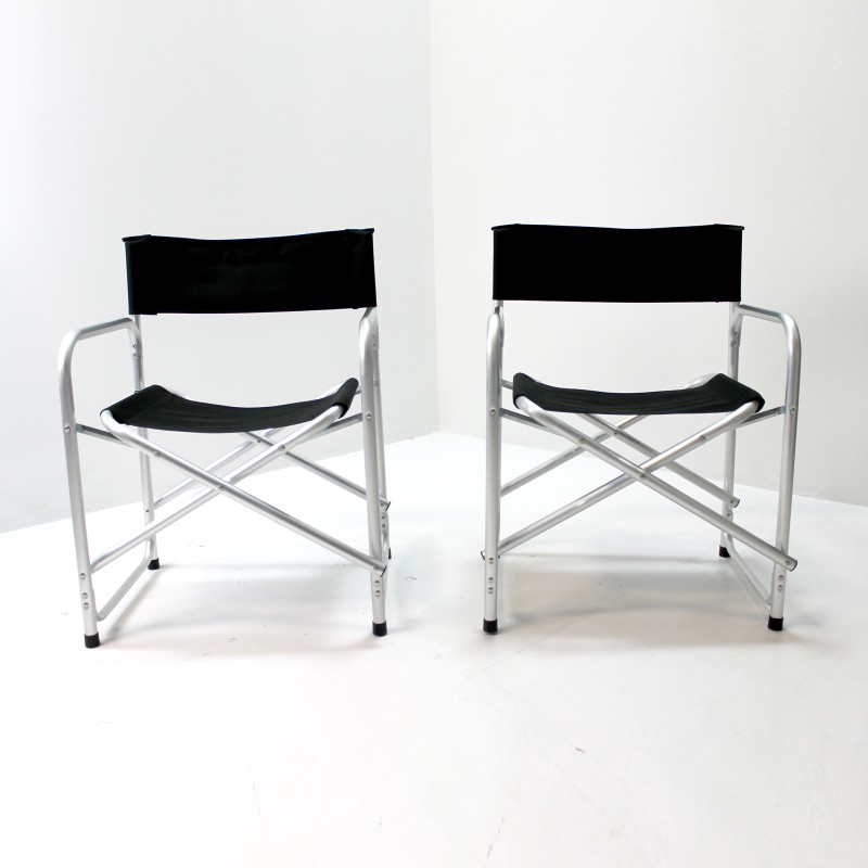 ORION91 Silla Director Plegable en Aluminio con Lona (VARIOS COLORES) 56X78X44cm - SpazioLuzio