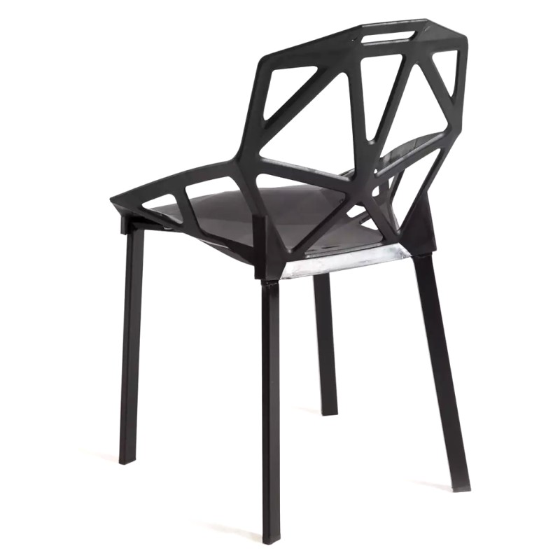 ORION91 Silla ELECTRA Color (VARIOS COLORES) Gris Acero y Polipropileno 54x59x80cm Comedor Oficina Salón Teletrabajo Cocina - Sp