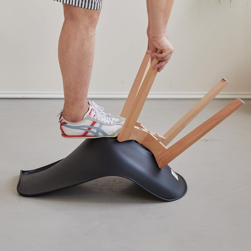 ORION91 Silla LYRA Cojín Acolchado de Lino, Sillas para Cocina, Oficina, Sala de Estar – Color (VARIOS COLORES) 40 x 49 x 82 cm 