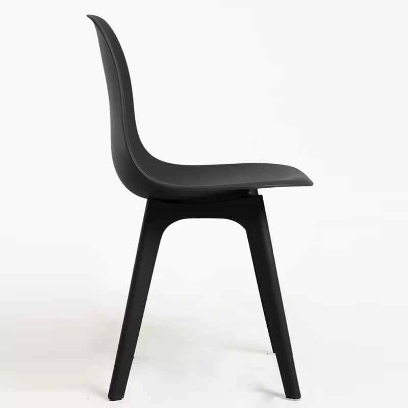 ORION91 Silla NORDIK Elegant Asiento y Patas Color (VARIOS COLORES) 46,5x82x39 cm Comedor Oficina Salón Teletrabajo Cocina - Spa