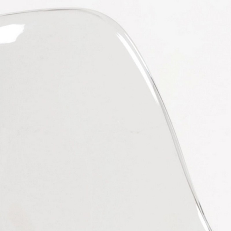 ORION91 Silla PORTIA Policarbonato Color (VARIOS COLORES) Patas en Madera Haya 46 x 51 x 82 cm Comedor Oficina Salón Teletrabajo