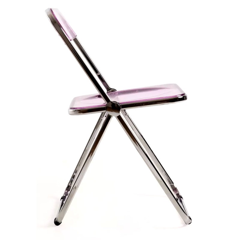 ORION91 Silla Plegable LYRAE (VARIOS COLORES) Color Violeta 41x48x75cm Comedor Oficina Salón Teletrabajo Cocina - SpazioLuzio