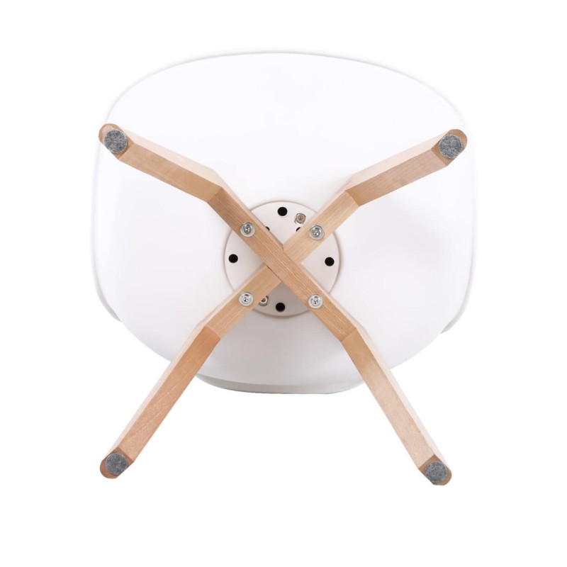 ORION91 Silla SIRIO Color (VARIOS COLORES) Acolchado Piel Sintética y Patas Haya 54x81x48cm Comedor Oficina Salón Teletrabajo Co