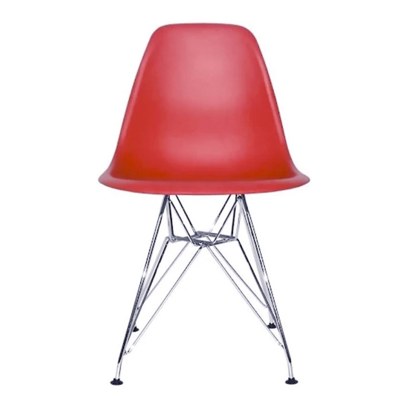 ORION91 Silla STELLA Estructura Cromada Asiento Polipropileno Color (VARIOS COLORES) – 48 x 41 x 82 cm Comedor Oficina Salón Tel