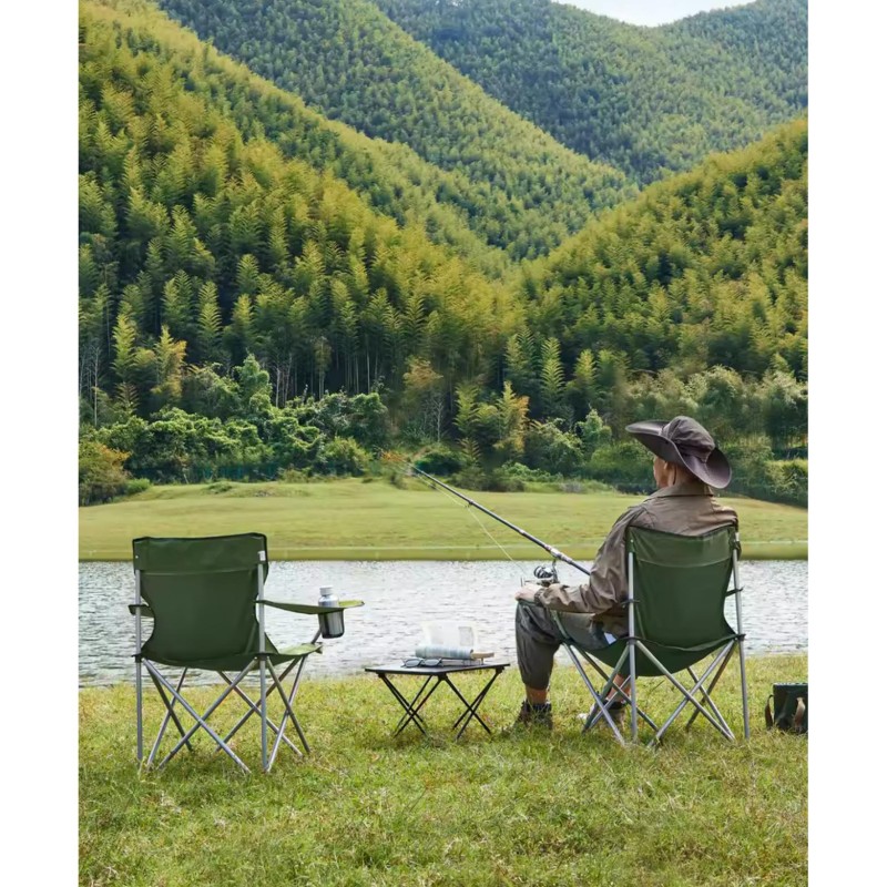 ORION91oficial® - Silla Plegable, Portátil Camping Poliéster (50 x 40cm) Color (VARIOS COLORES) , Peso Max 120kg, Exterior, Apoy