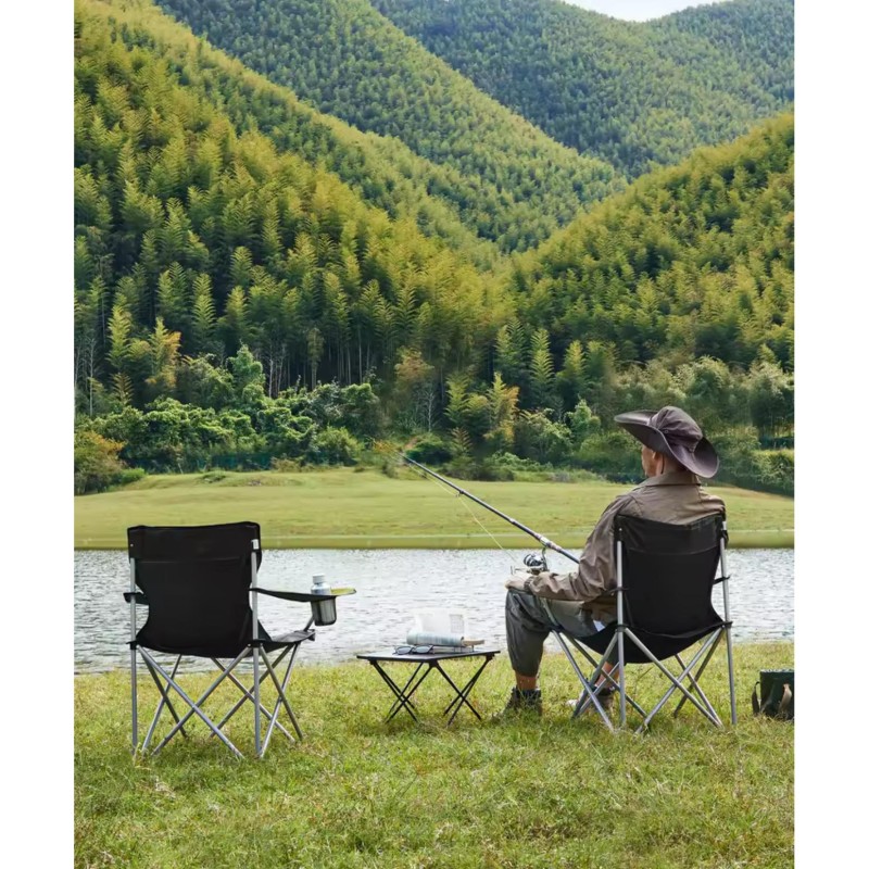 ORION91oficial® - Silla Plegable, Portátil Camping Poliéster (50 x 40cm) Color (VARIOS COLORES), Peso Max 120kg, Exterior, Apoya