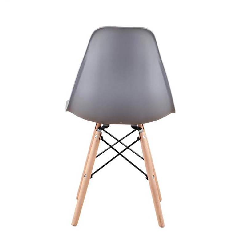 ORION91oficial® - Silla de Comedor, O91, Polipropileno Color Gris y Patas en (VARIOS COLORES) 46,5 x 48 x 82 cm, Hostelería-Bar-