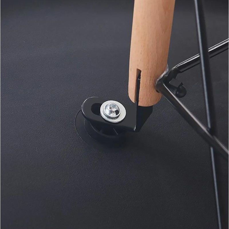 ORION91oficial® - Silla de Comedor, O91, Polipropileno Color Negroy Patas en (VARIOS COLORES) 46,5 x 48 x 82 cm, Hostelería-Bar-