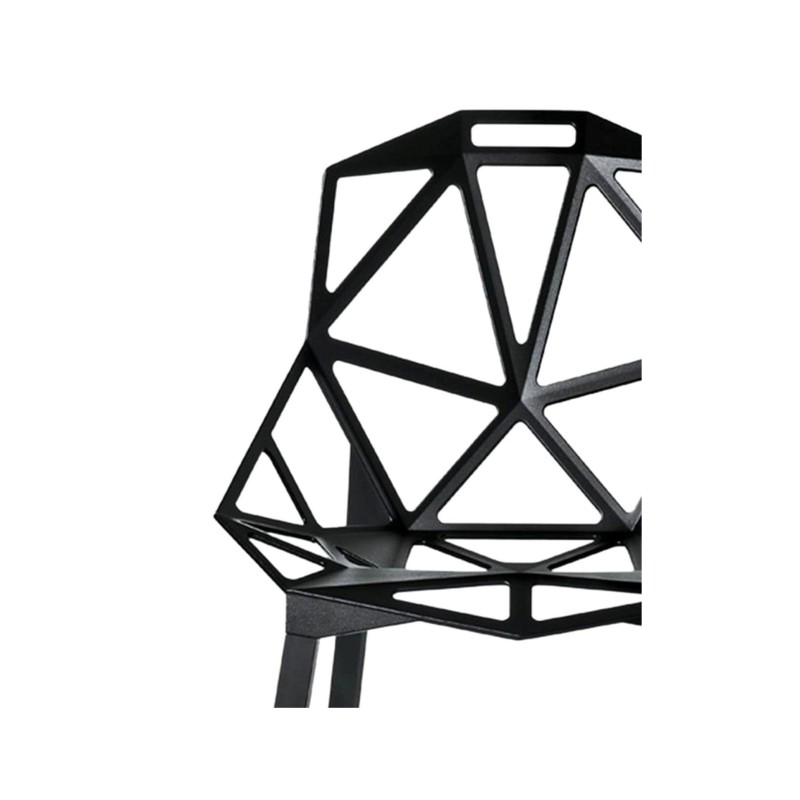 Silla MAGIS CHAIR Diseñada por Konstantin Grcic Aluminio Fundido 59x55x82cm Altura Asiento 45cm Interior y Exterior Comedor Ofic