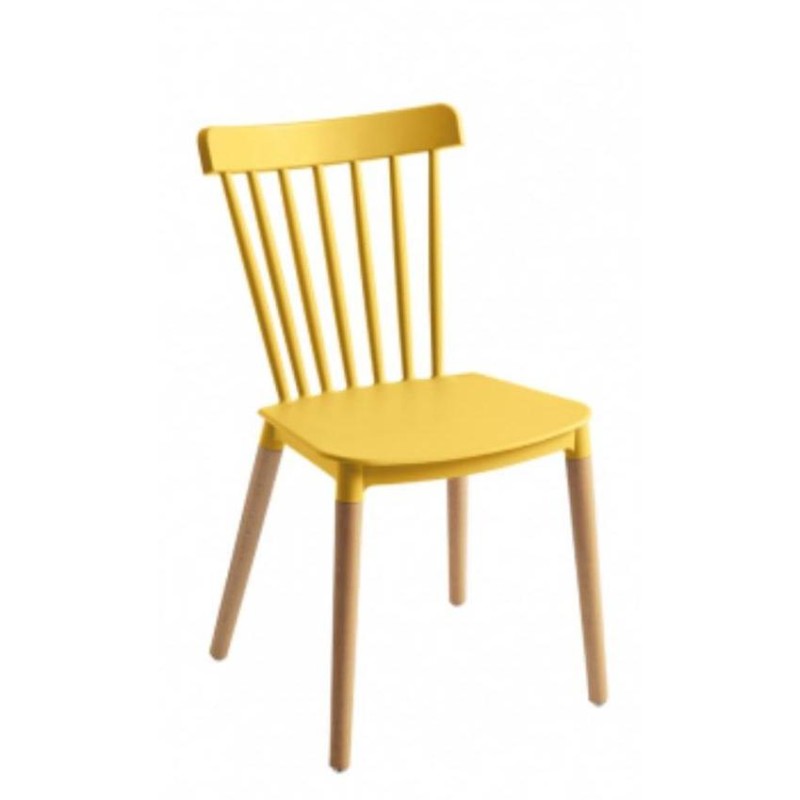 ORION91 Silla ALCIONE Color (VARIOS COLORES) Haya 83x48x52,5cm Comedor Oficina Salón Teletrabajo Cocina - SpazioLuzio