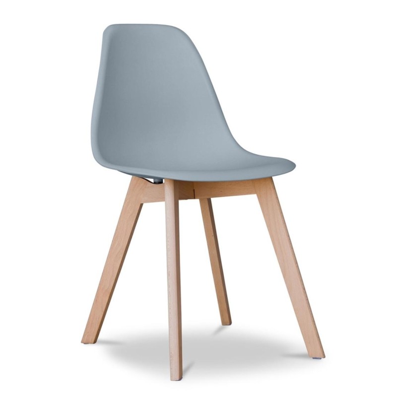 ORION91 Silla ARA Color (VARIOS COLORES) y Patas Haya 46x55x83 cm Comedor Oficina Salón Teletrabajo Cocina - SpazioLuzio