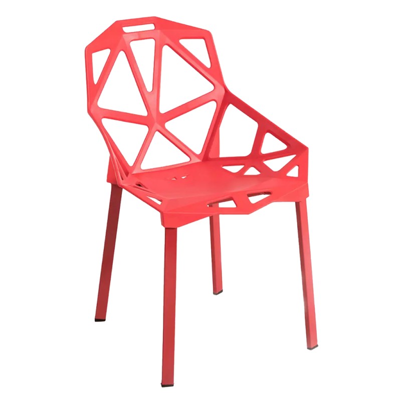 ORION91 Silla ELECTRA Color (VARIOS COLORES) y Polipropileno 54x59x80cm Comedor Oficina Salón Teletrabajo Cocina - SpazioLuzio