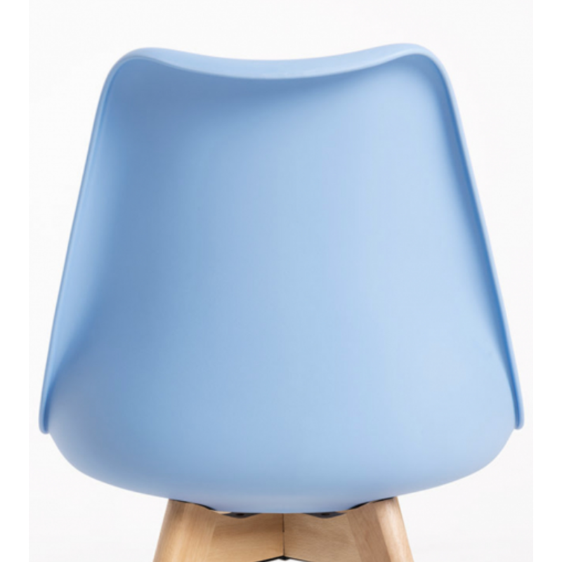 ORION91 Silla SIRIO Color (VARIOS COLORES) Acolchado Piel Sintética y Patas Haya 54x81x48cm Comedor Oficina Salón Teletrabajo Co