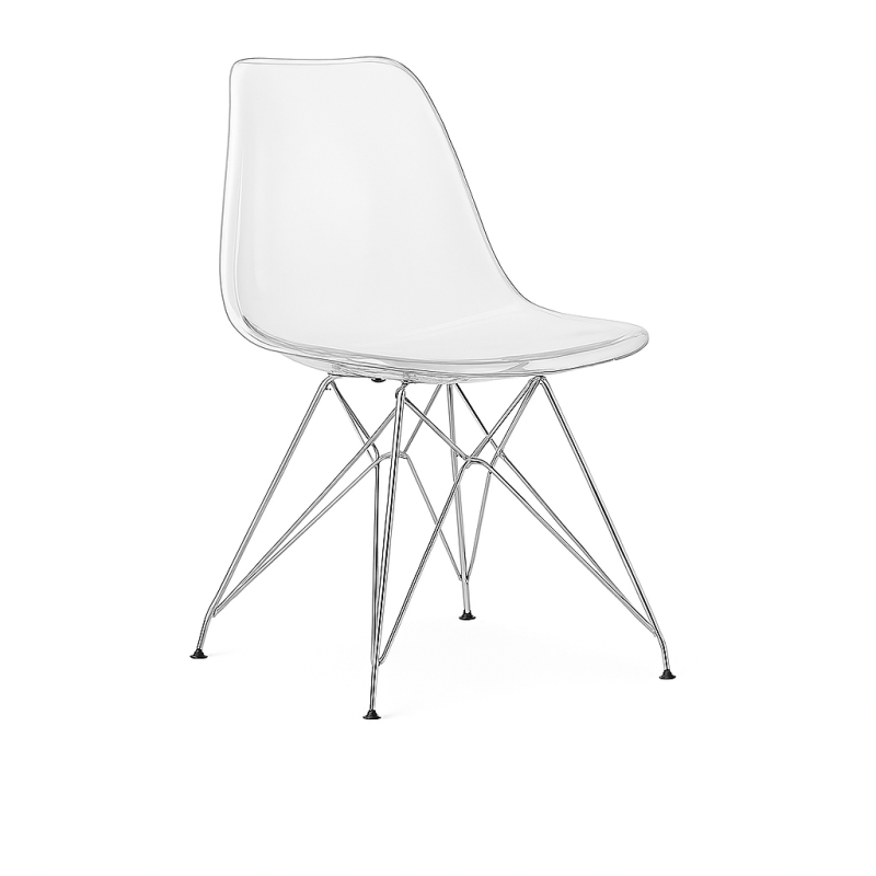 ORION91 Silla STELLA Estructura Cromada Asiento Polipropileno Color (VARIOS COLORES) – 48 x 41 x 82 cm Comedor Oficina Salón Tel