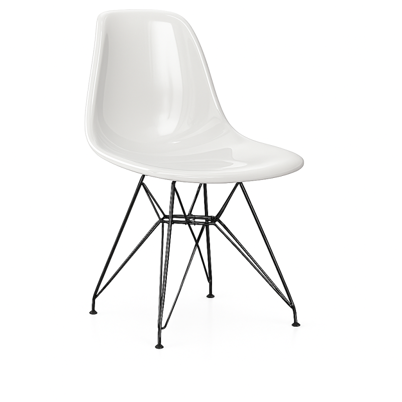 ORION91 Silla STELLA Estructura Cromada Asiento Polipropileno Color (VARIOS COLORES)– 48 x 41 x 82 cm Comedor Oficina Salón Tele